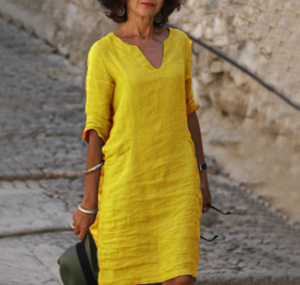 Vestido Verano Mujer – Elegante, Transpirable y Perfecto para Diario o Eventos