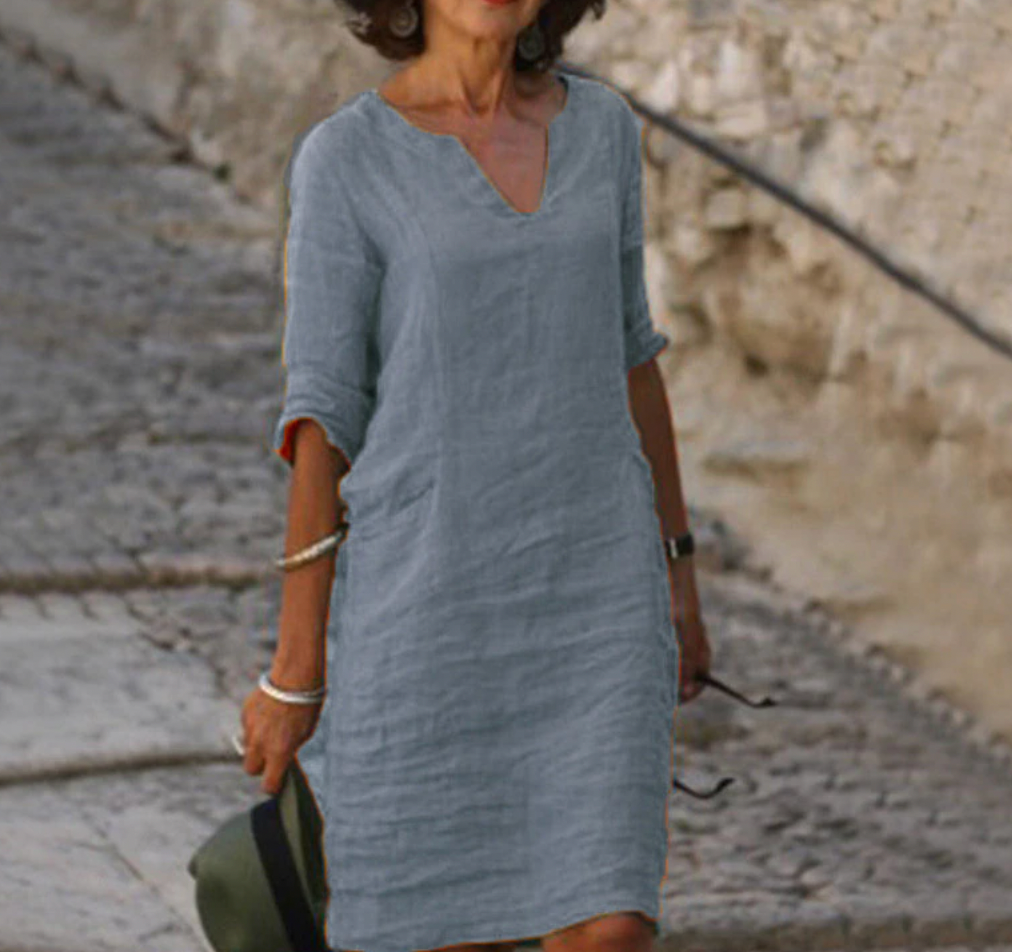 Vestido Verano Mujer – Elegante, Transpirable y Perfecto para Diario o Eventos