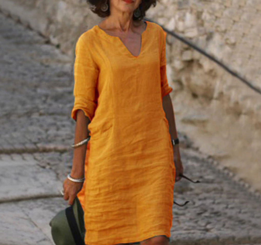 Vestido Verano Mujer – Elegante, Transpirable y Perfecto para Diario o Eventos