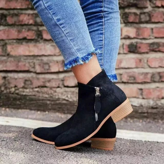 Botas cortas para mujer: elegantes, cómodas y con una práctica cremallera