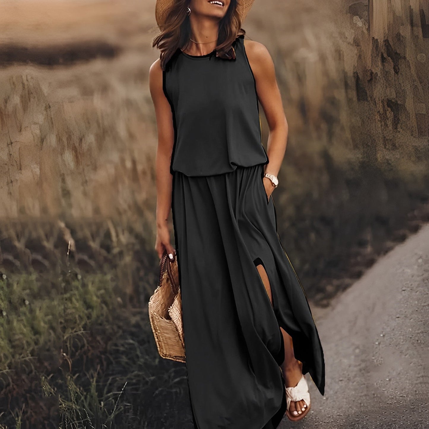 Falisha | Elegante vestido de colores