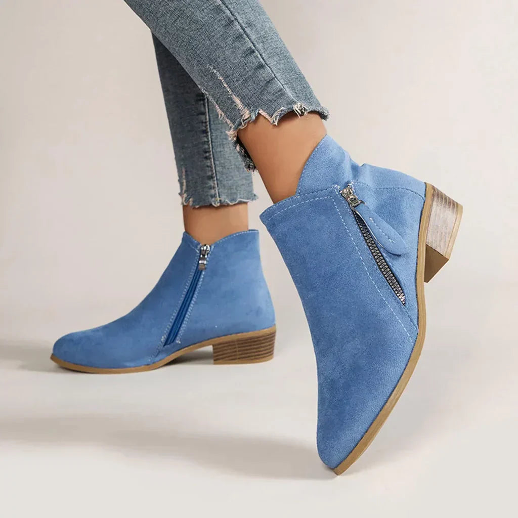 Botas cortas para mujer: elegantes, cómodas y con una práctica cremallera