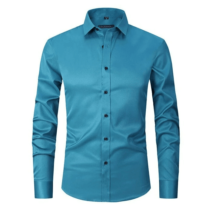 Camisa sin plancha hombre, moderna y cómoda para look profesional