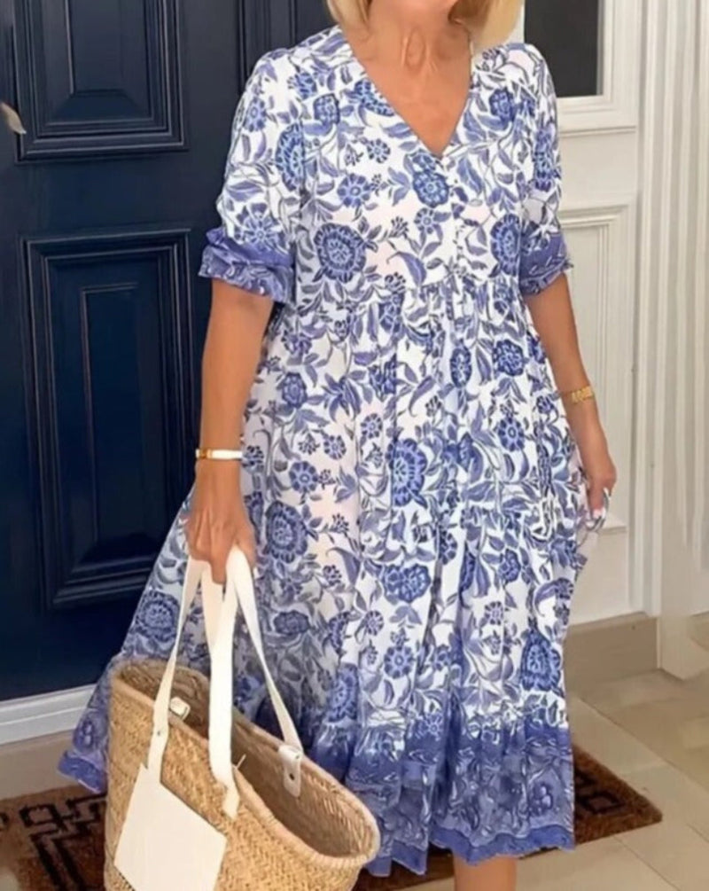 Abia | Elegante vestido de verano de algodón