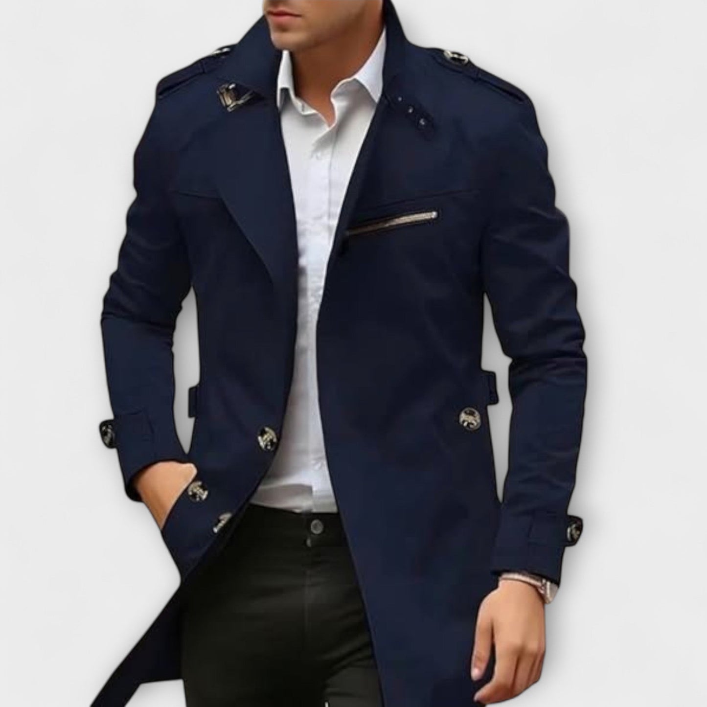 Chaqueta artesanal hombre elegante cómoda y moderna