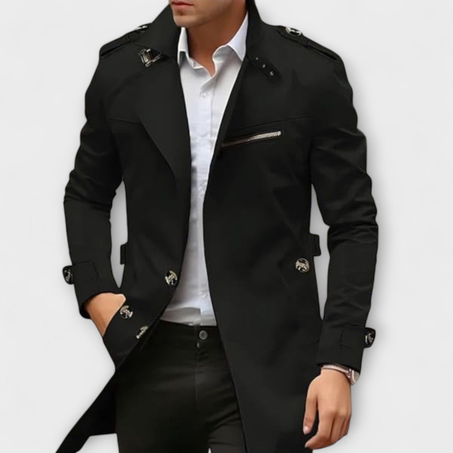 Chaqueta artesanal hombre elegante cómoda y moderna