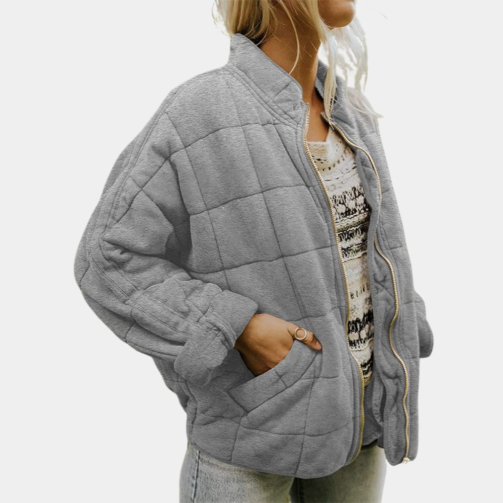 Chaqueta de entretiempo cálida para mujer: moderna y cómoda