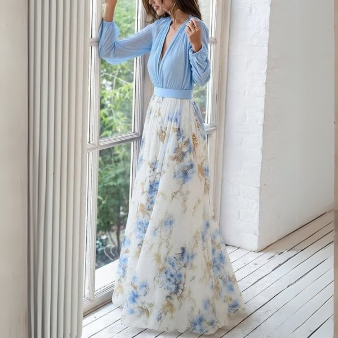 Ivy | Elegante maxivestido floral