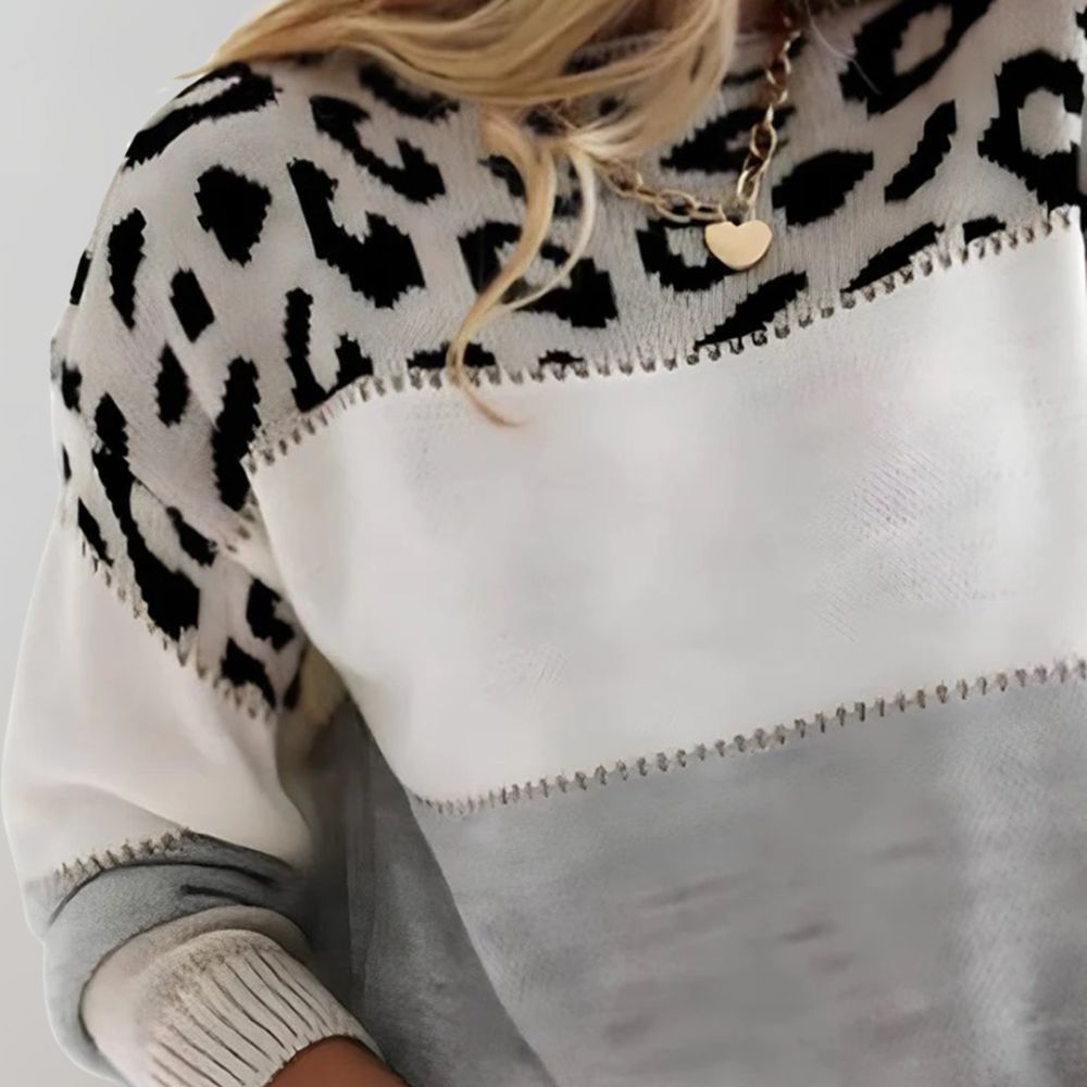 Sudadera mujer leopardo casual cómoda y con estilo moderno