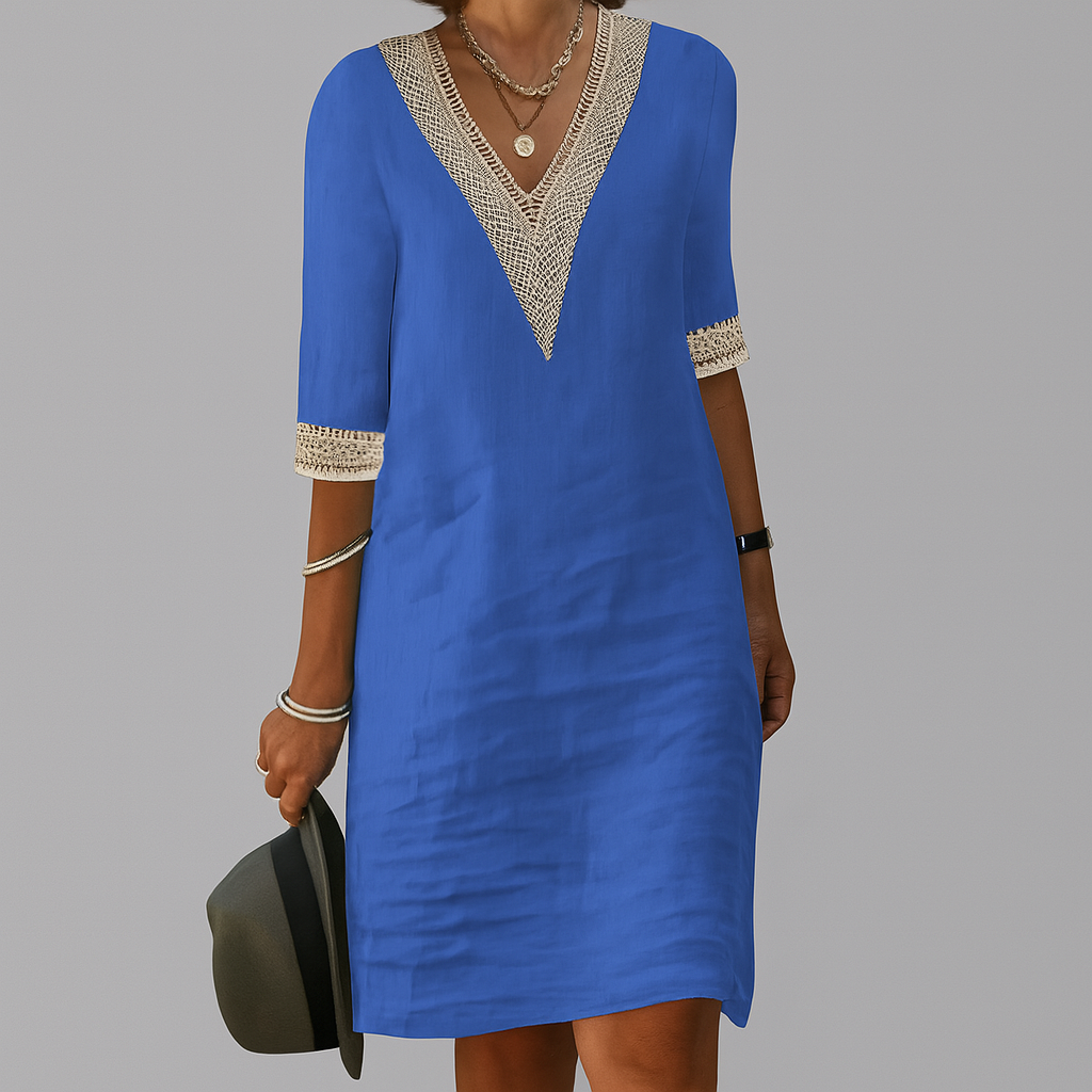 Vestido lino mujer, fresco y sofisticado para primavera y verano