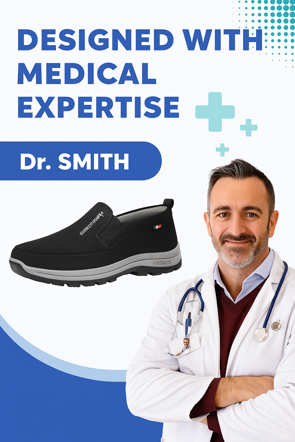 Zapatos ortopédicos hombre, cómodos y ergonómicos para caminar
