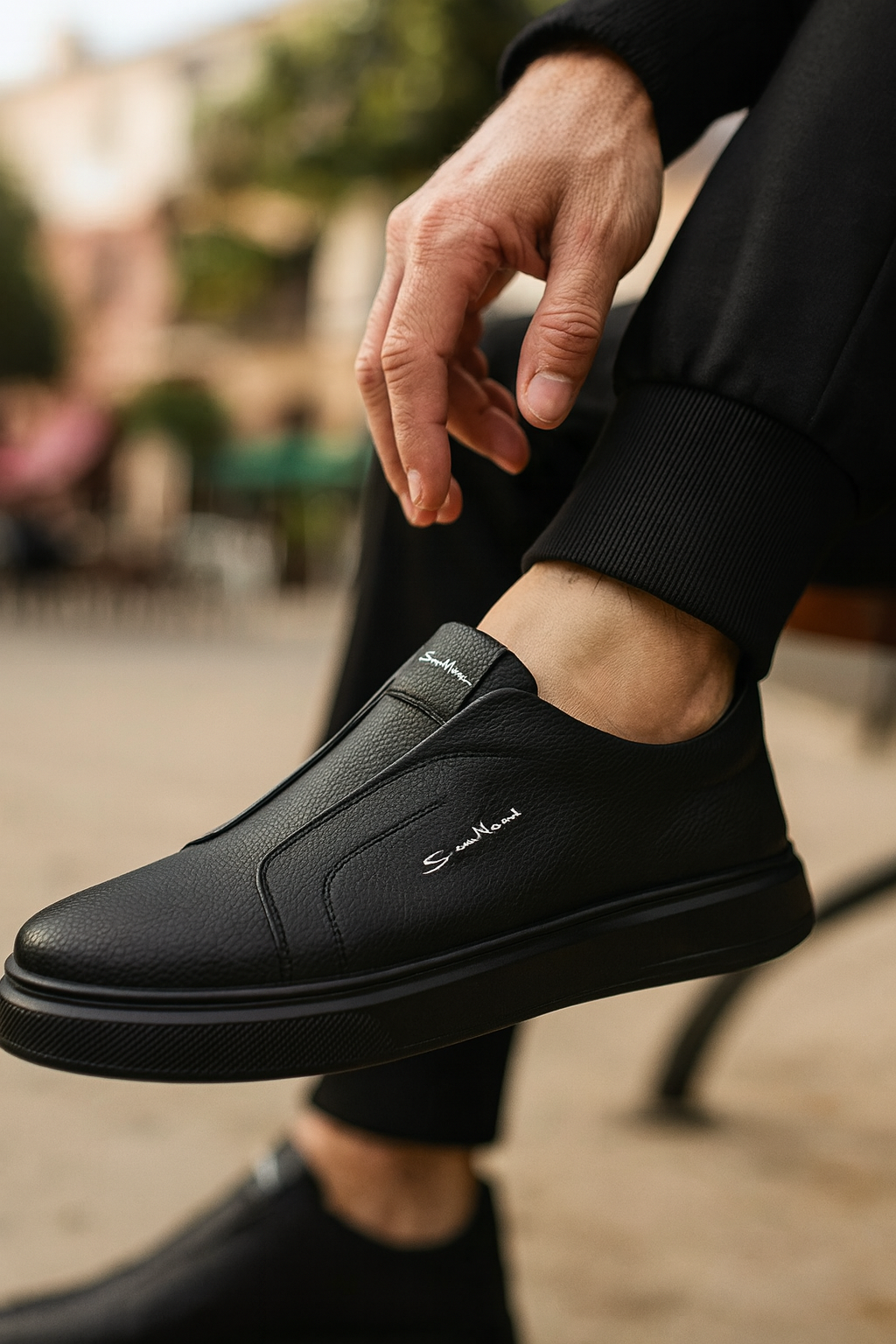 Zapatos Slip-On Hombre – Cuero de Alta Calidad y Confort Sofisticado