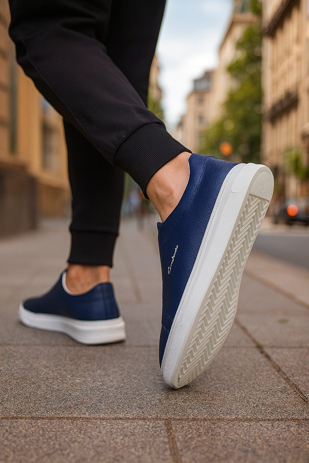 Zapatos Slip-On Hombre – Cuero de Alta Calidad y Confort Sofisticado