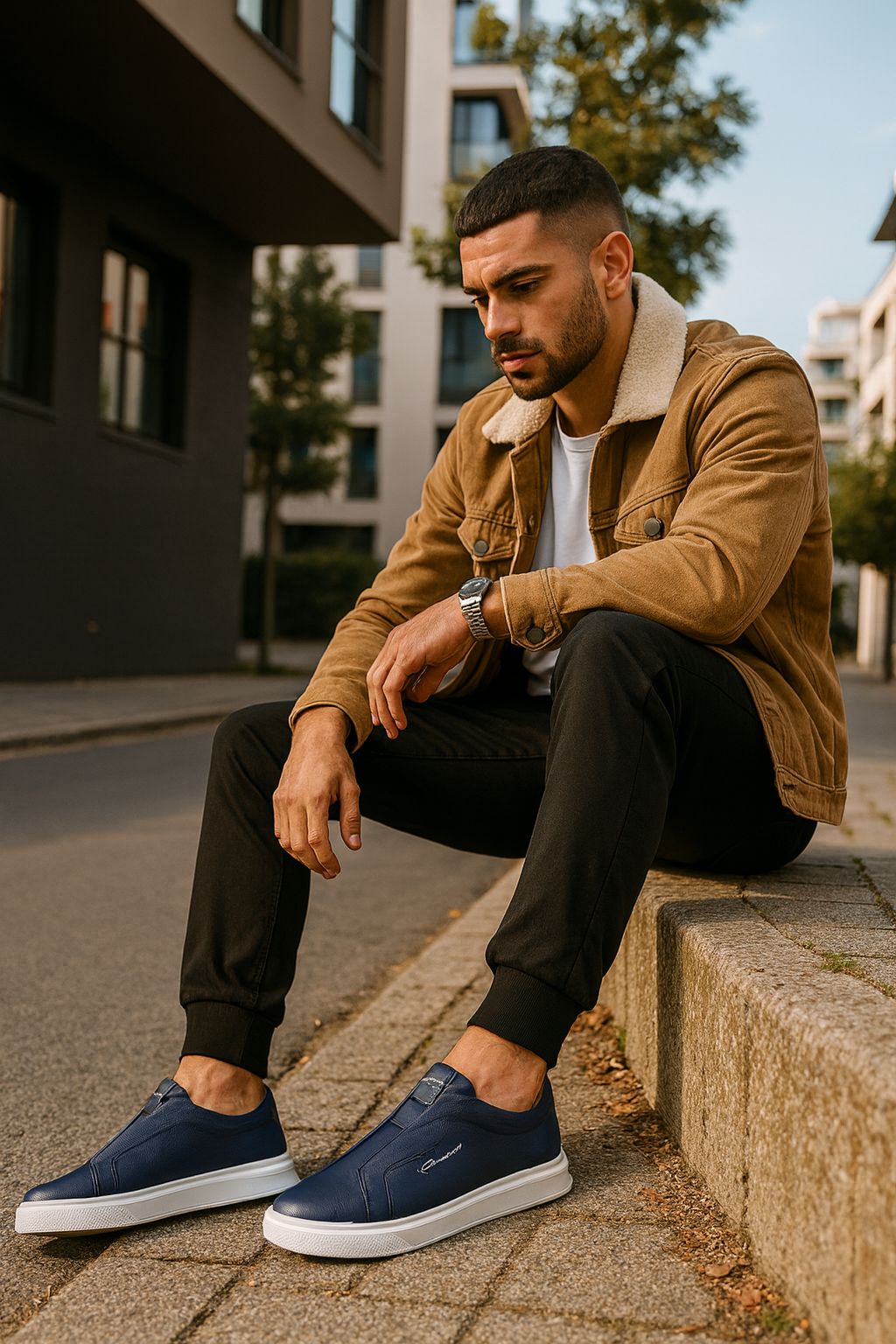Zapatos Slip-On Hombre – Cuero de Alta Calidad y Confort Sofisticado