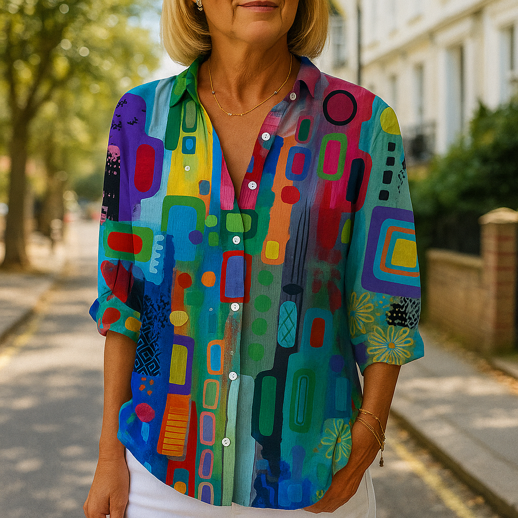 Rachelle | Blusa atemporal chic y vibrante
