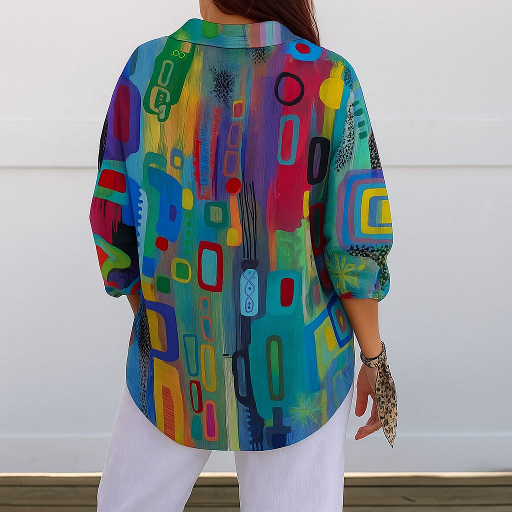 Rachelle | Blusa atemporal chic y vibrante