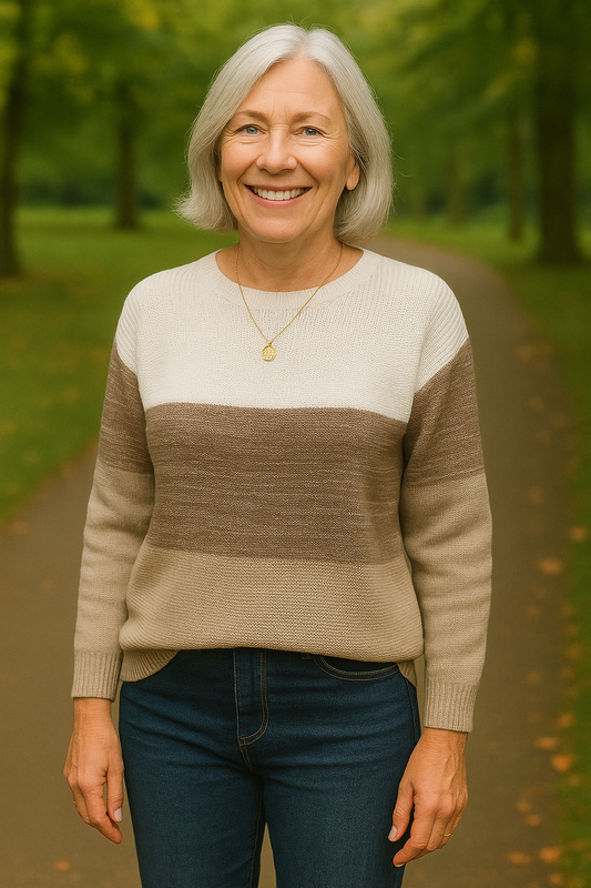 Jersey mujer estilo degradado, ligero y ergonómico para look casual