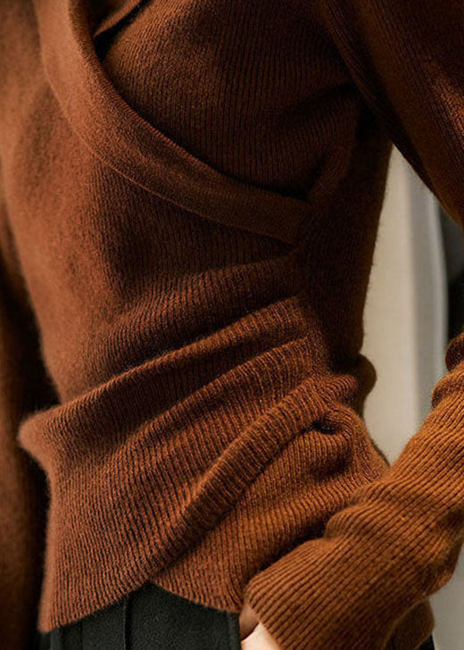 Jersey de punto cálido para mujer: manga larga y fácil de combinar