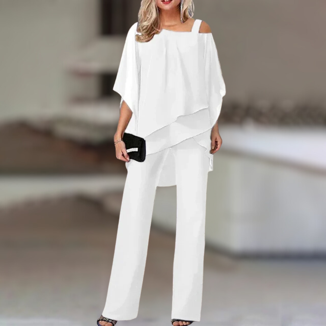 Conjunto Elegante Mujer – Fluido, Versátil y Perfecto para Cócteles o Fiestas