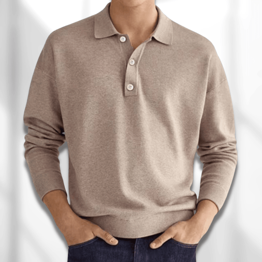 Polo masculino estiloso, cómodo y fresco para primavera