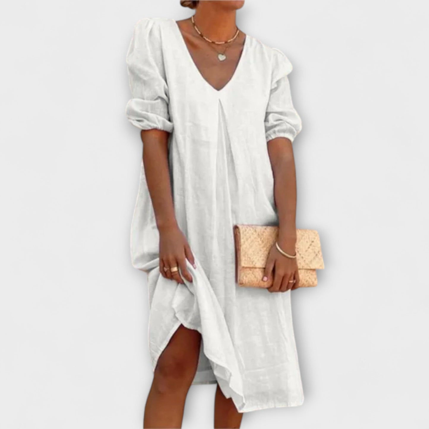 Josina | Elegante vestido de verano con detalles de ganchillo