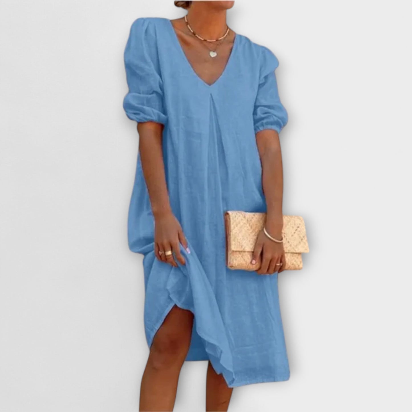 Josina | Elegante vestido de verano con detalles de ganchillo