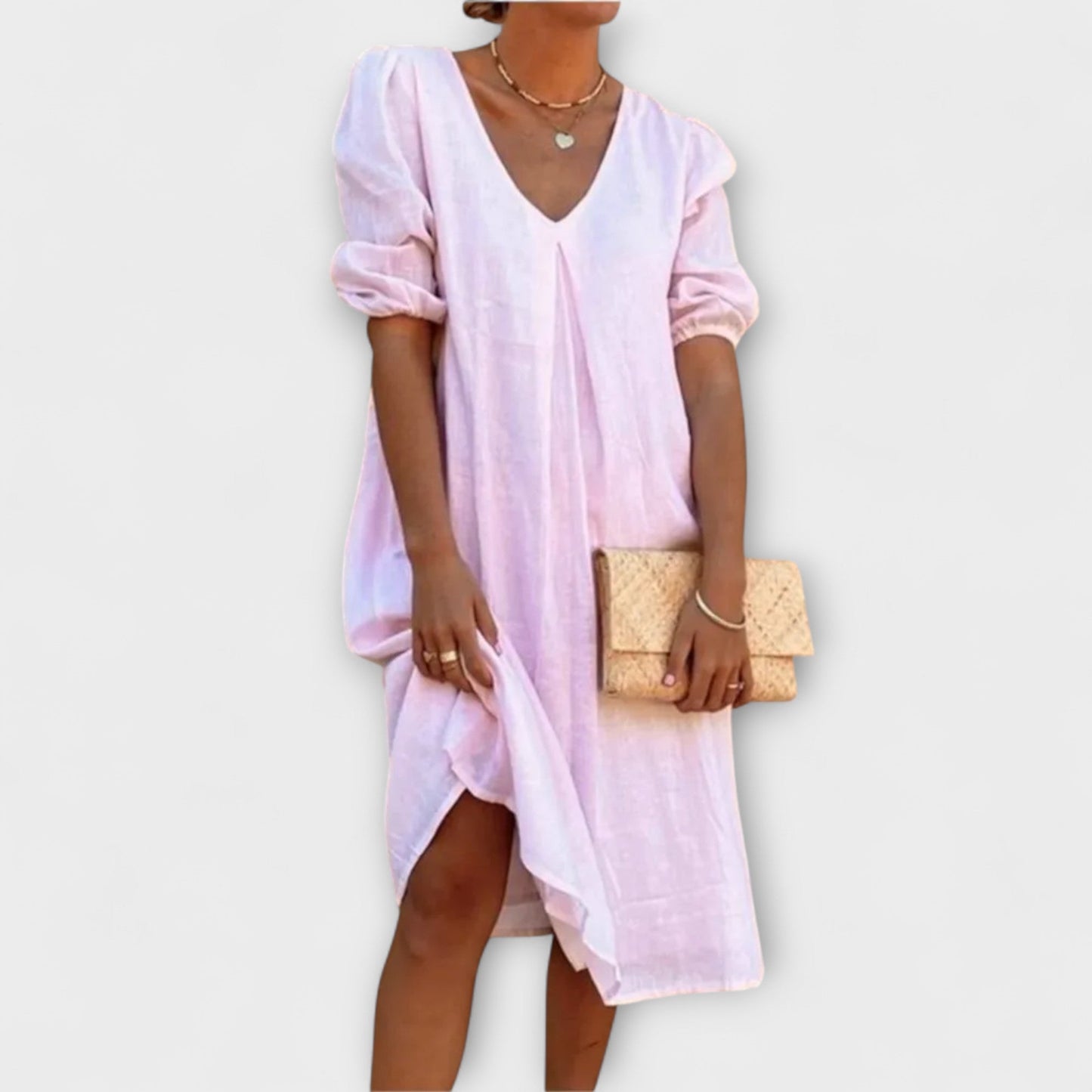 Josina | Elegante vestido de verano con detalles de ganchillo