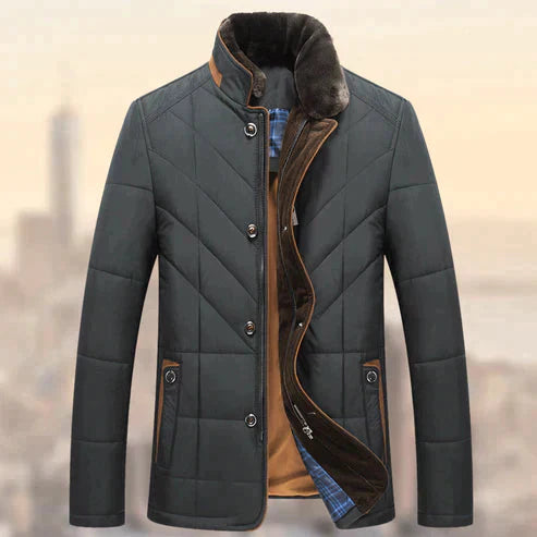 Abrigo masculino moderno, elegante y versátil para diario