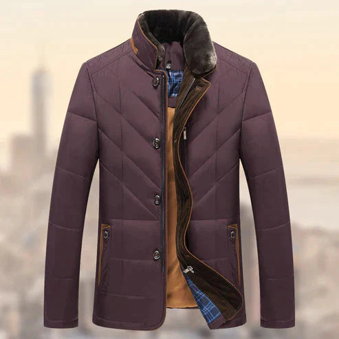 Abrigo masculino moderno, elegante y versátil para diario