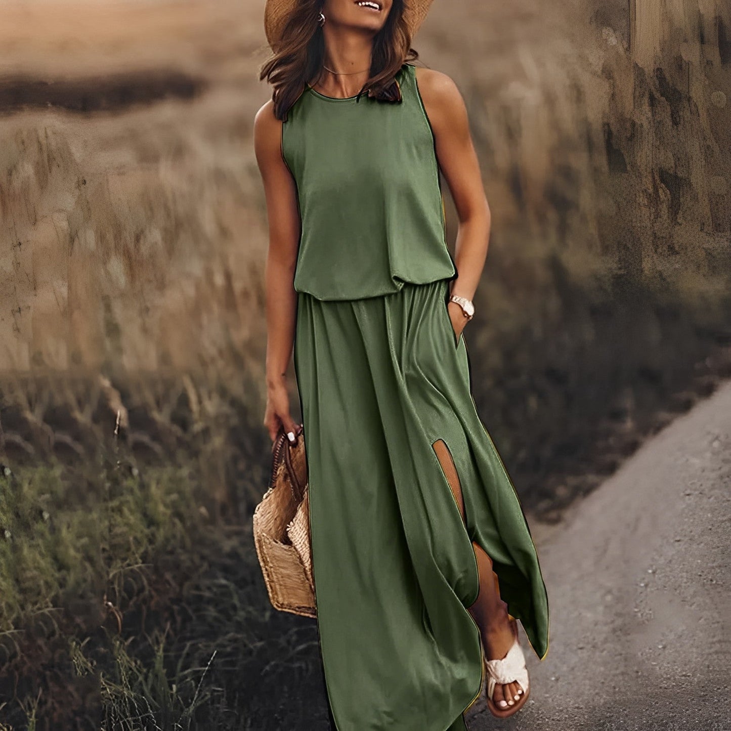 Falisha | Elegante vestido de colores