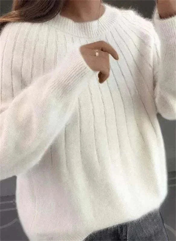 Dani | Jersey de mujer de mezcla de cachemira con corte moderno