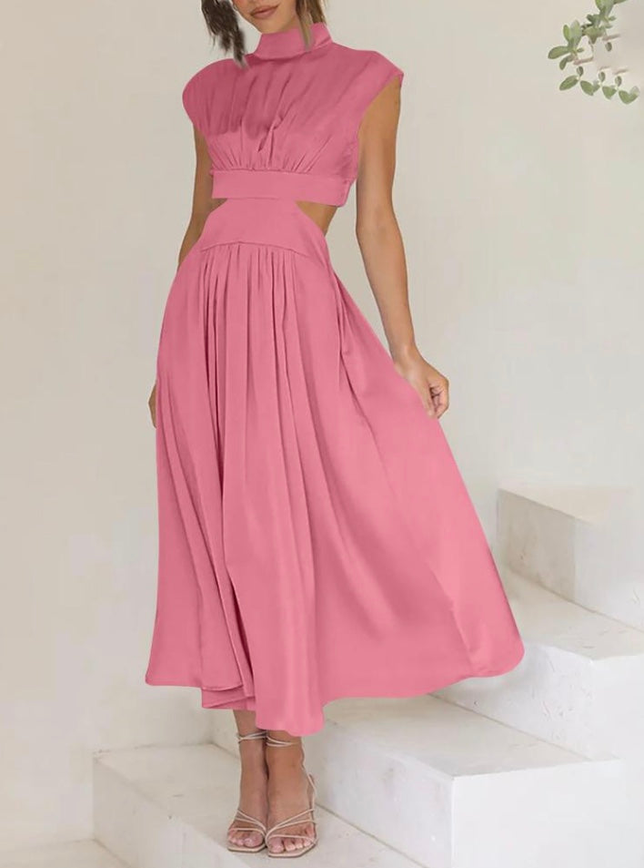 Vestido Elegante Mujer – Largo con Cut Out Chic para Eventos Especiales