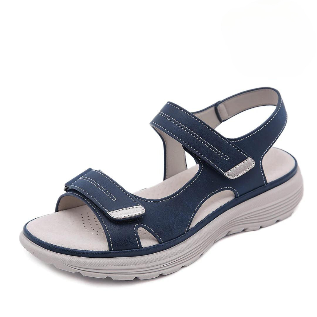 Sandalias Cómodas Mujer – Cuero de Alta Calidad y Soporte Ortopédico