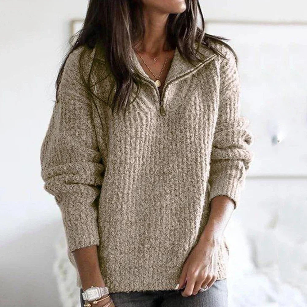 Jersey femenino moderno, estiloso y ideal para primavera y otoño