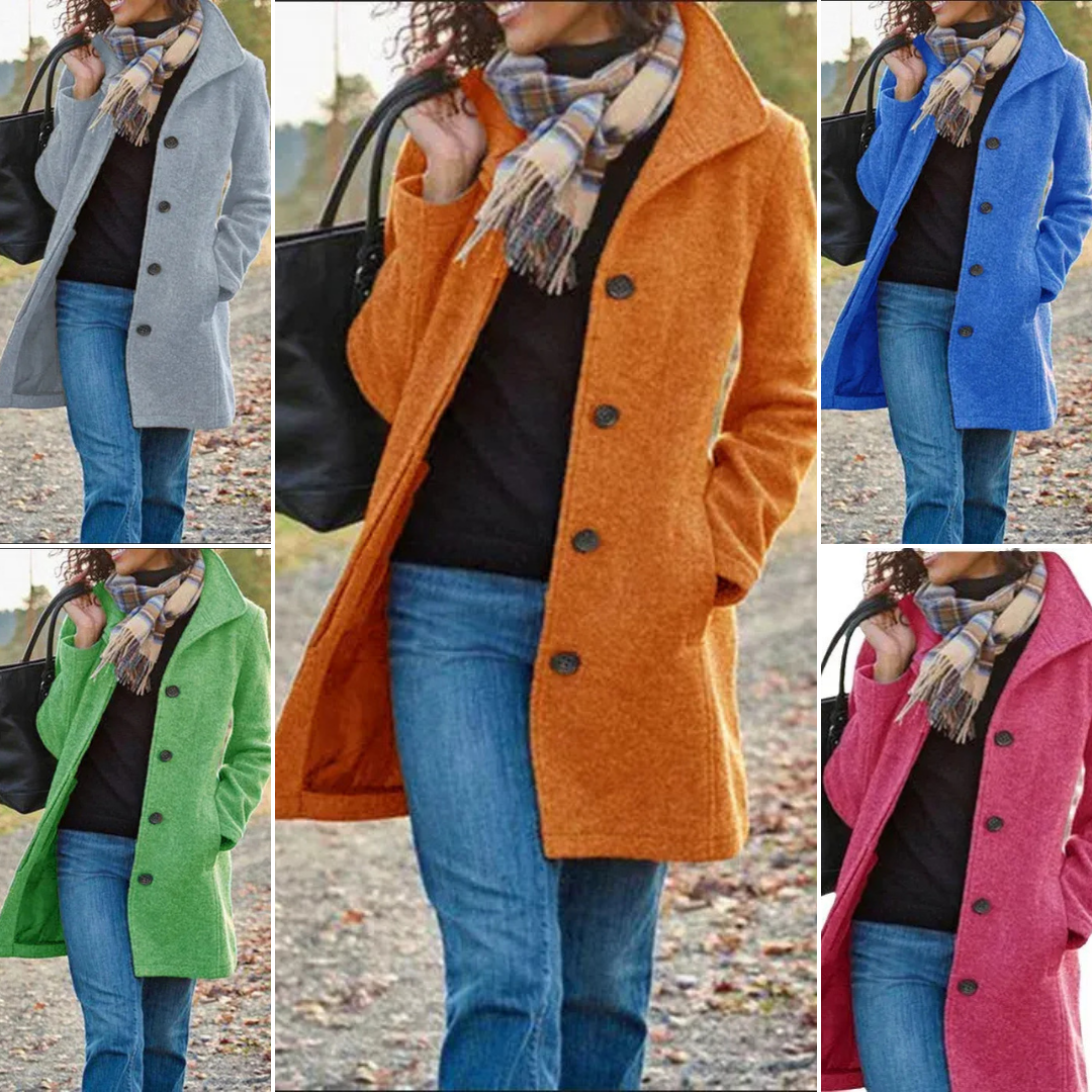 Chaqueta mujer lana elegante ligera perfecta otoño-invierno
