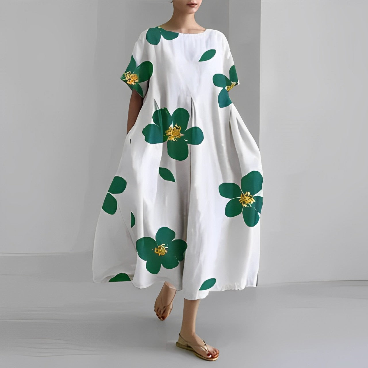 Vestido Floral Mujer – Elegante y Ligero para Primavera y Verano