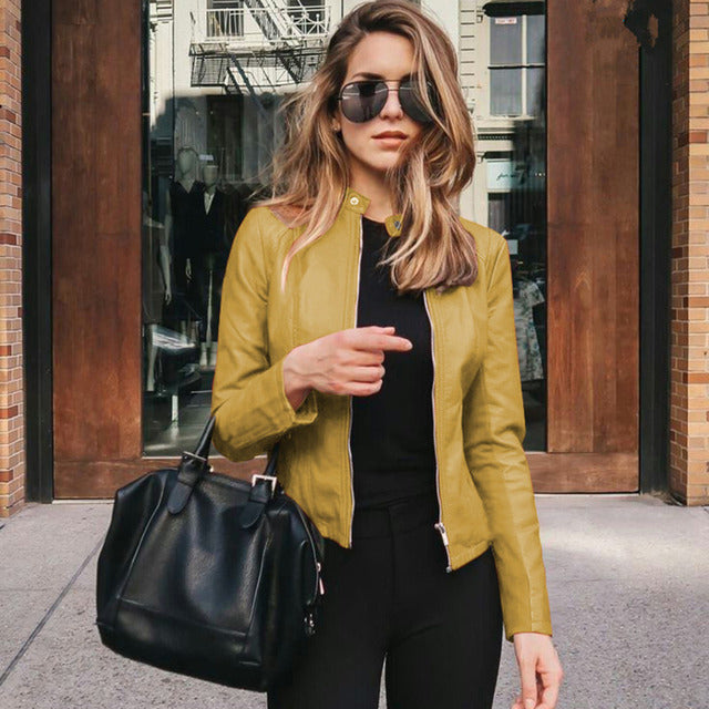 Chaqueta de mujer estilosa, cómoda y versátil para primavera y otoño