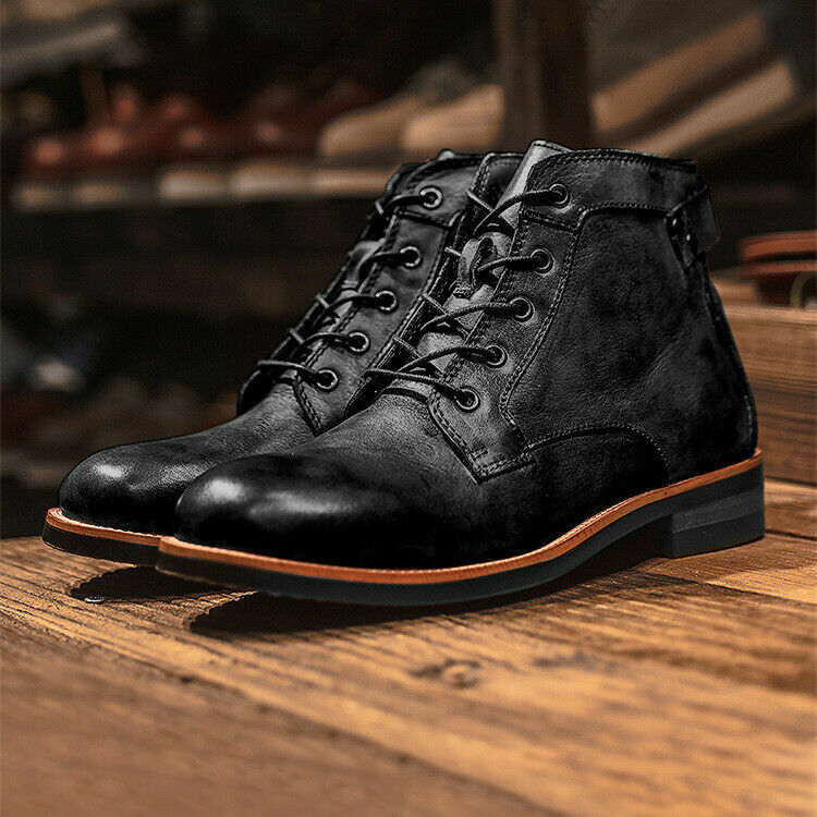 Botas clásicas de hombre, duraderas y versátiles para otoño e invierno