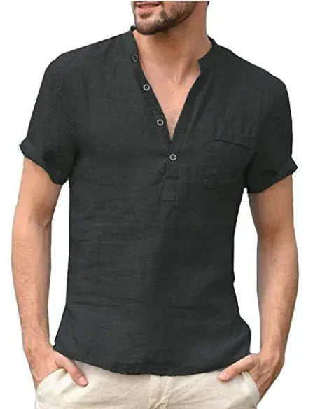 Camisa de lino para hombre