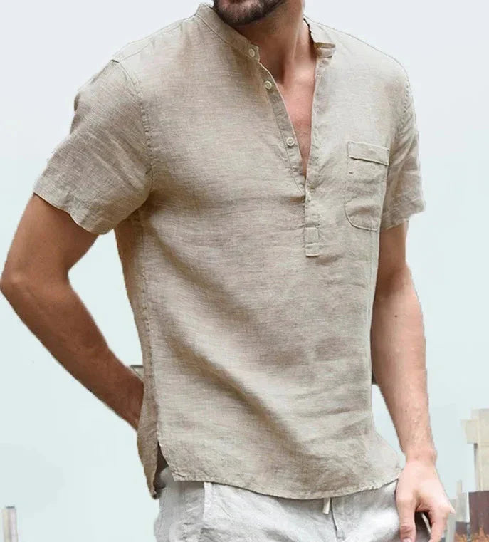 Camisa de lino para hombre