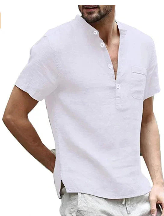 Camisa de lino para hombre