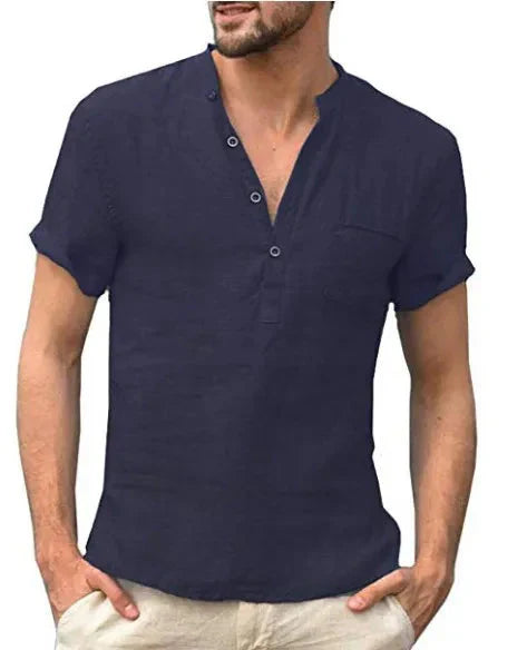 Camisa de lino para hombre