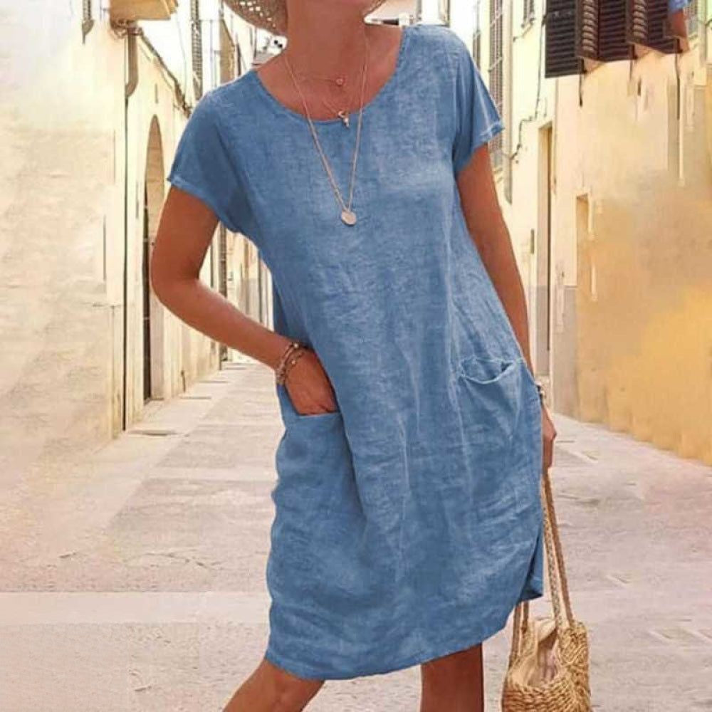Vestido elegante femenino, cómodo y refinado