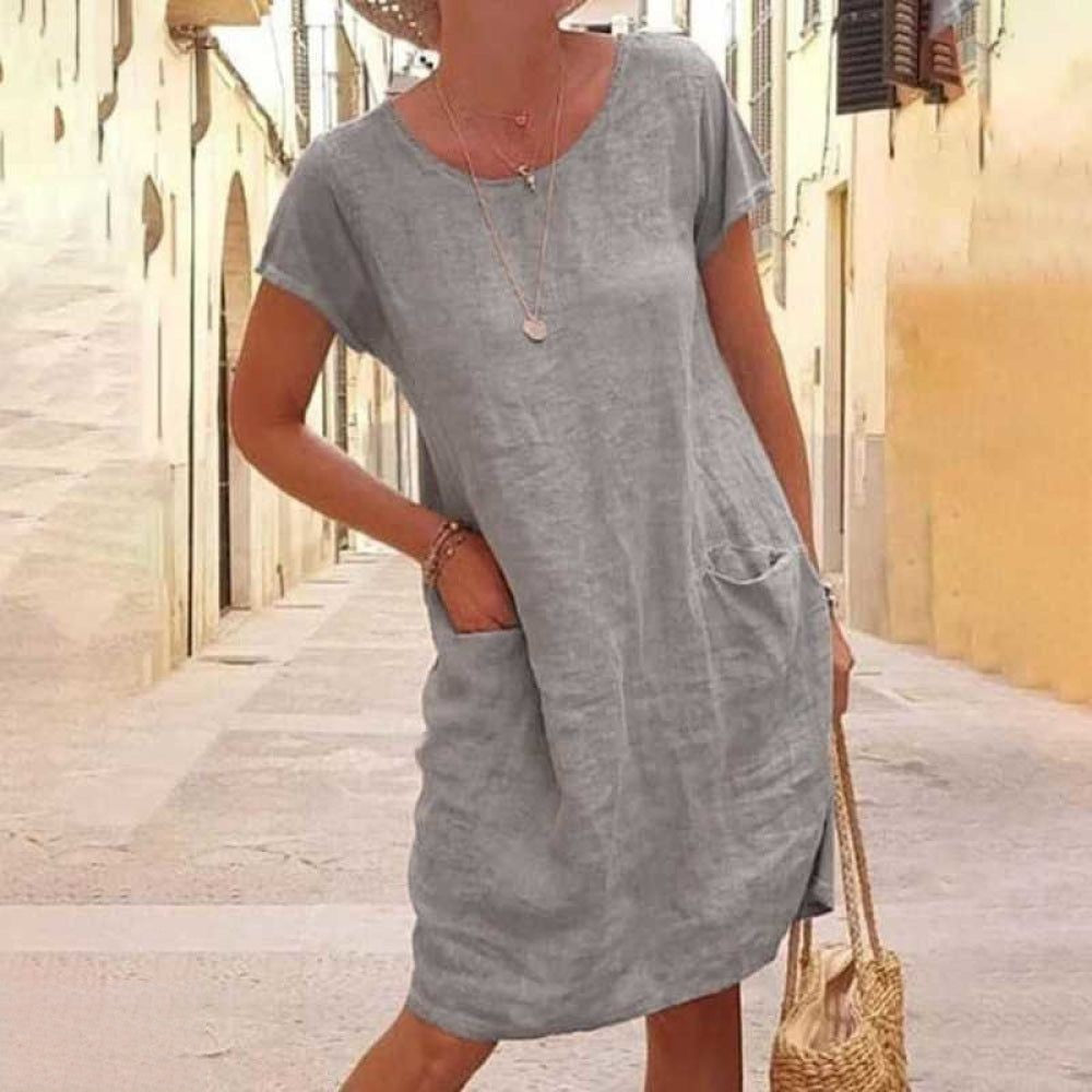 Vestido elegante femenino, cómodo y refinado