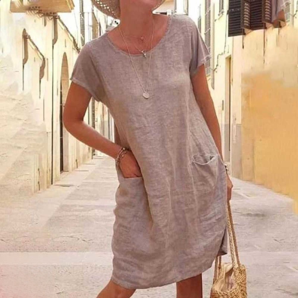 Vestido elegante femenino, cómodo y refinado