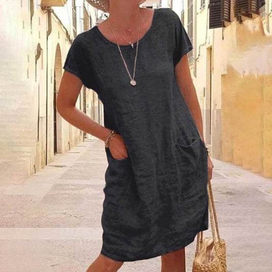Vestido elegante femenino, cómodo y refinado