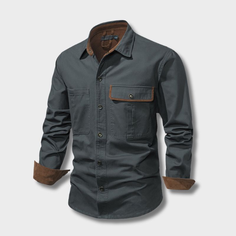 Camisa hombre elegante y ligera, cómoda para uso diario