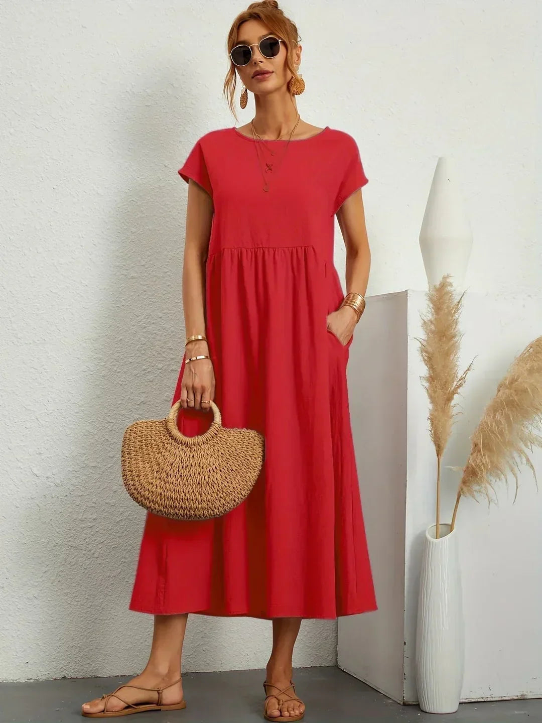 Emmie | Vestido midi informal