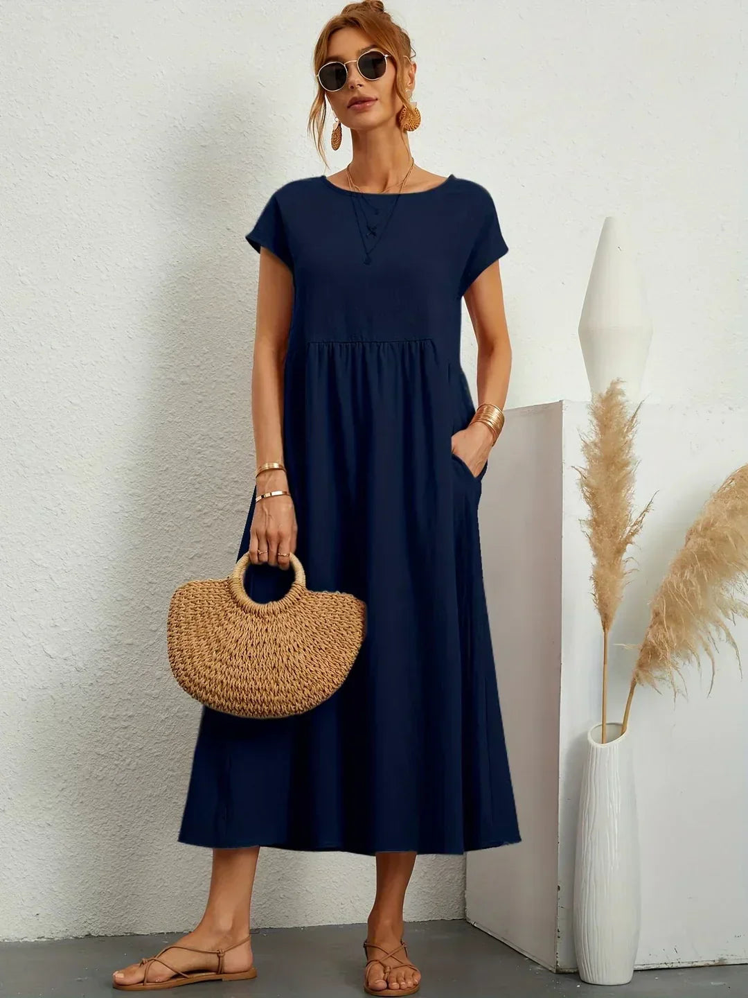 Emmie | Vestido midi informal
