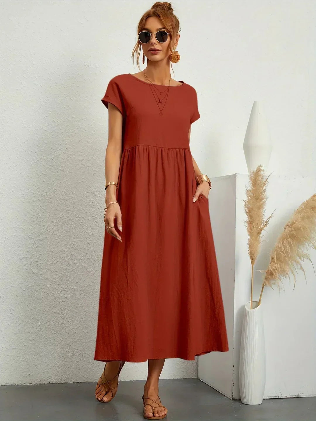 Emmie | Vestido midi informal